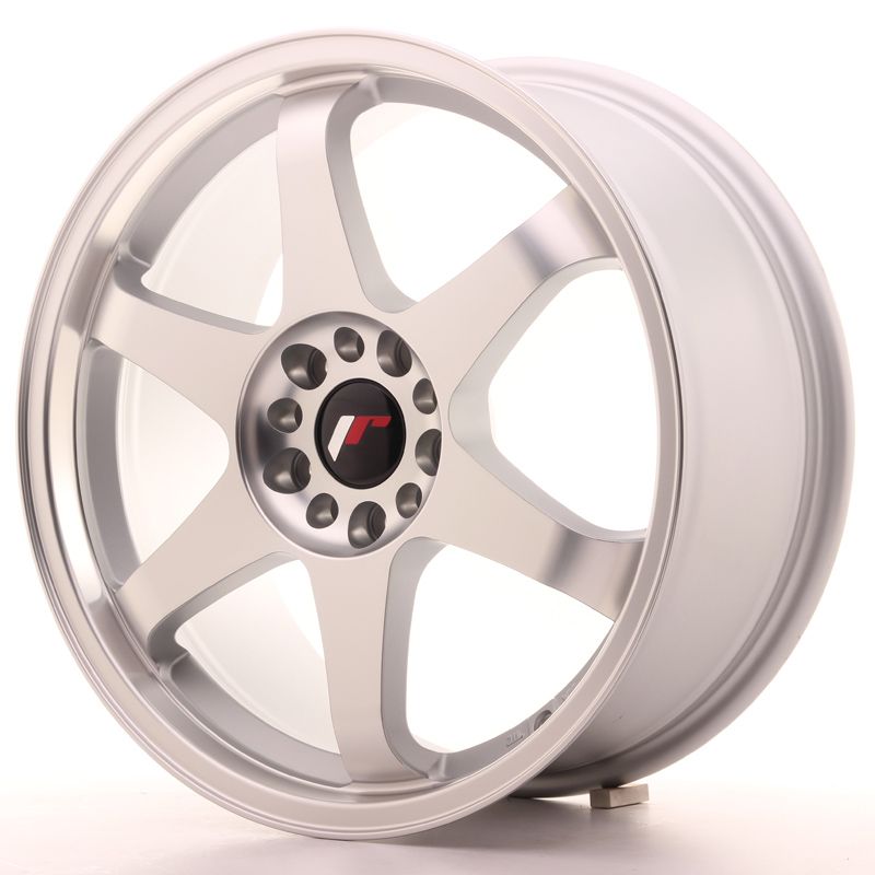 Japan Racing Wheels<br>JR3 Matt Silver Machined (18x8)