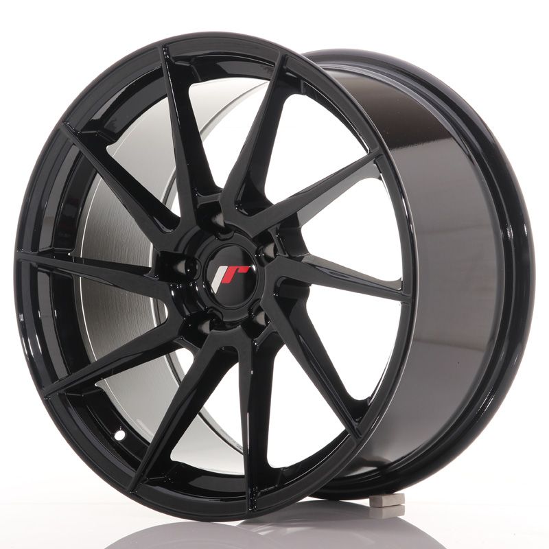 Japan Racing Wheels<br>JR36 Glossy Black (18x9)