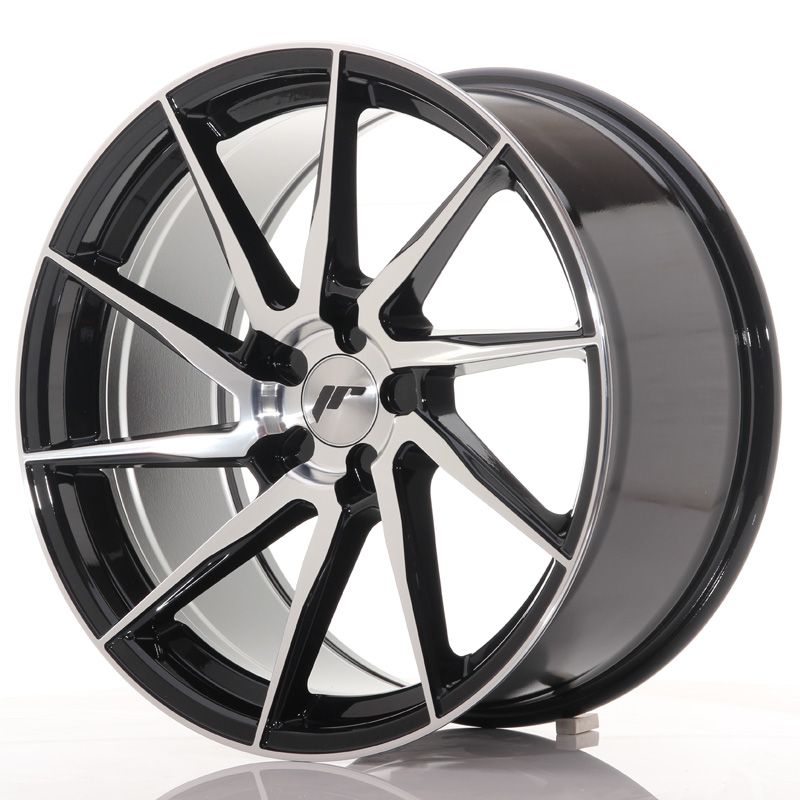 Japan Racing Wheels<br>JR36 Black Machined (19x9.5)