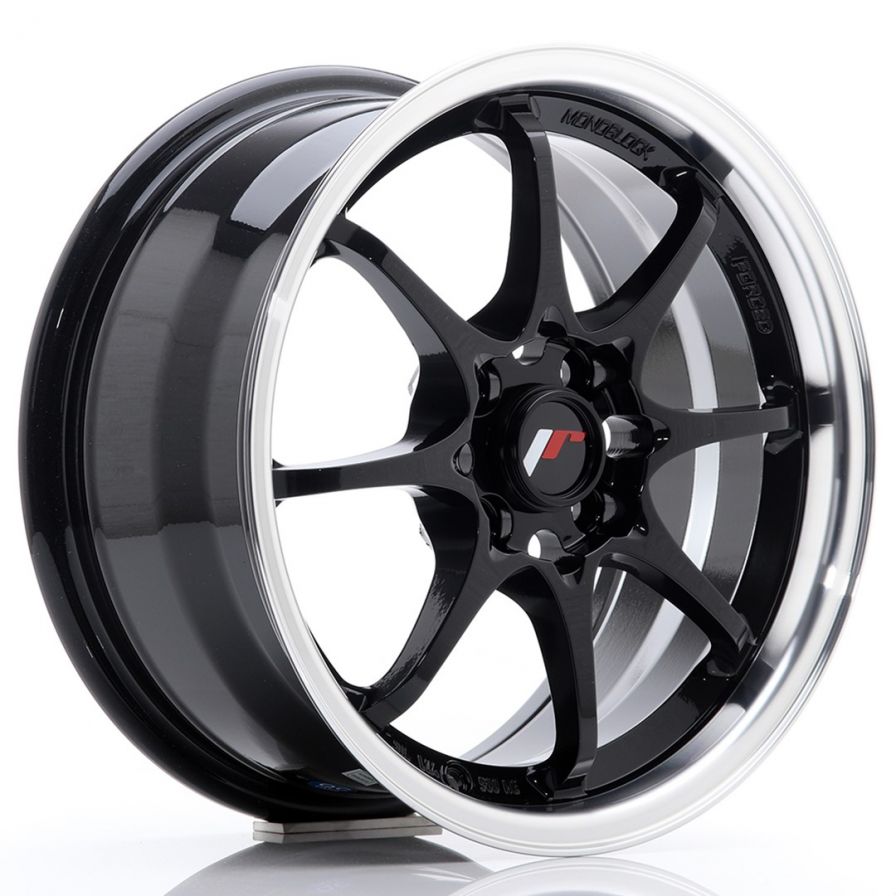Japan Racing Wheels<br>JR5 Glossy Black (15x7)
