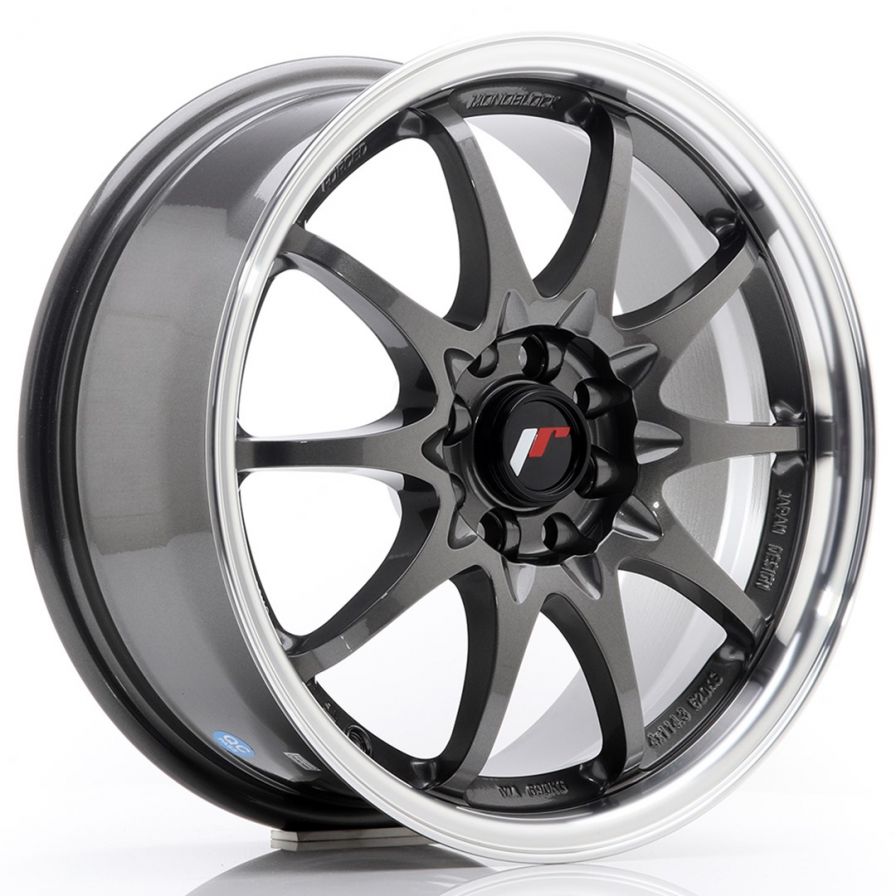 Japan Racing Wheels<br>JR5 Gun Metal (16x7)