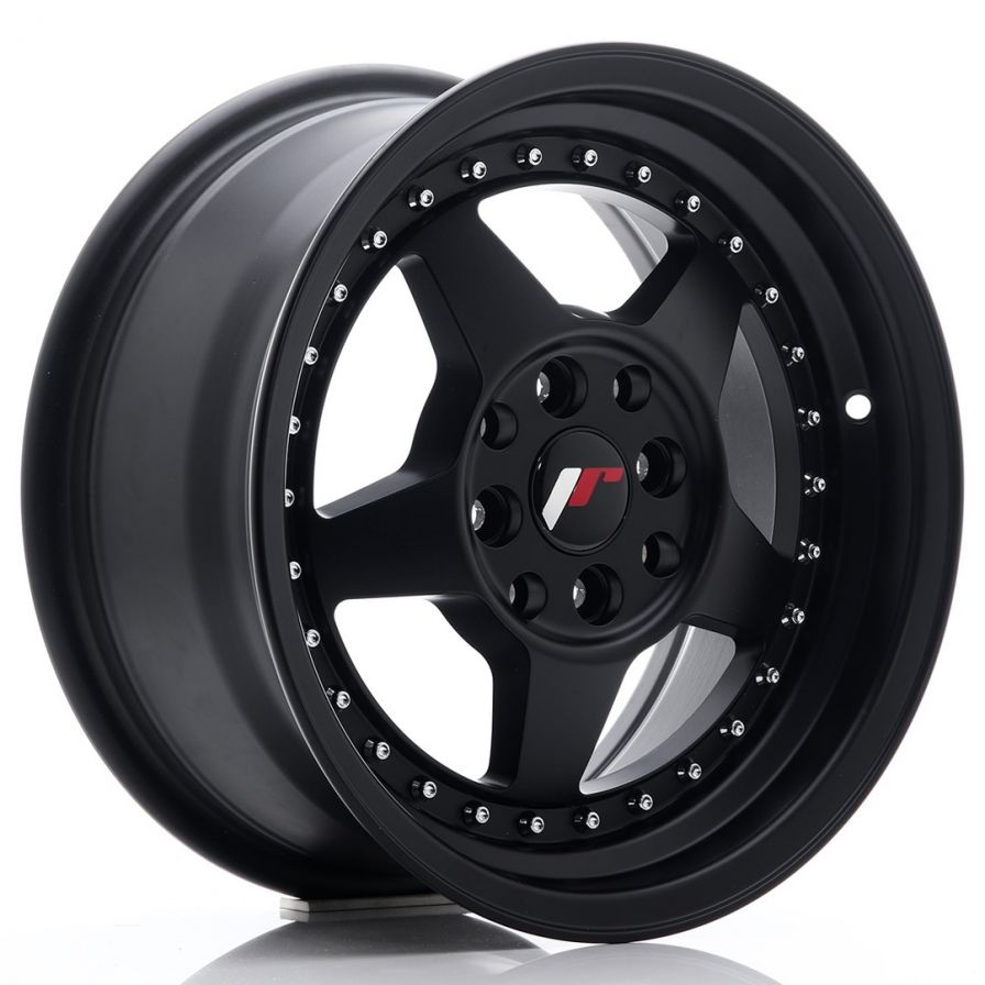 Japan Racing Wheels<br>JR6 Matt Black (15″)