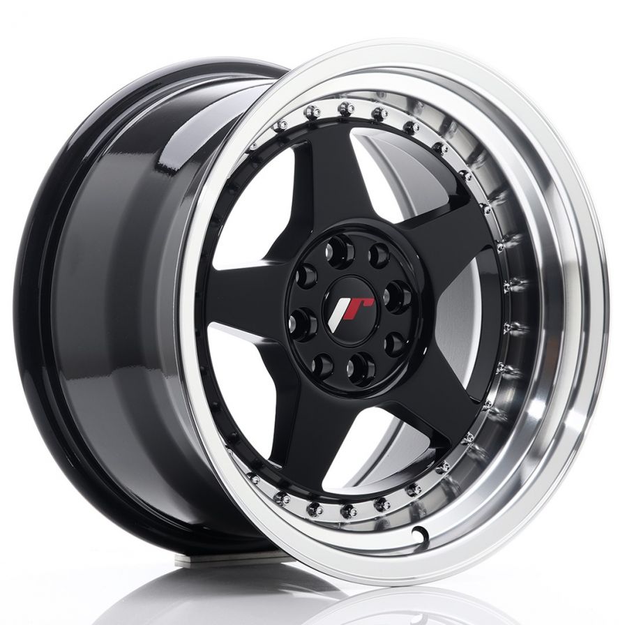 Japan Racing Wheels<br>JR6 Glossy Black (16x9)