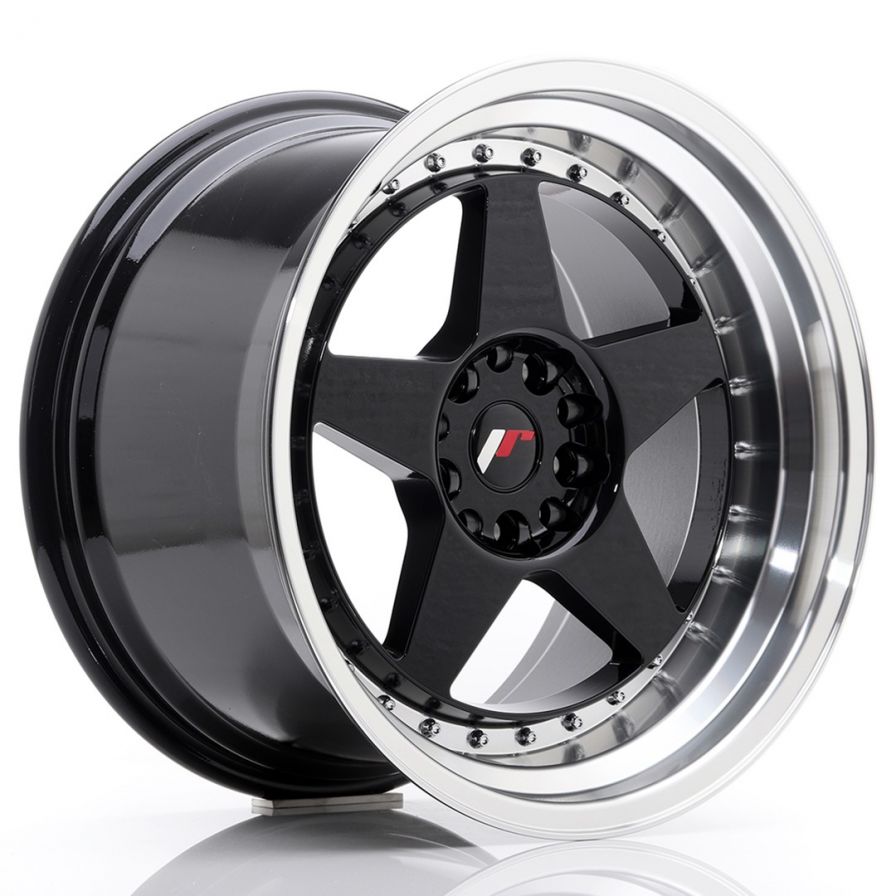 Japan Racing Wheels<br>JR6 Gloss Black (18x10.5)