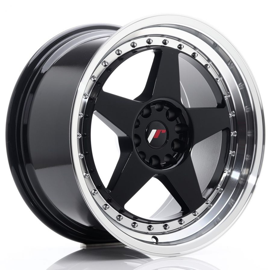 Japan Racing Wheels<br>JR6 Gloss Black (18x9.5)