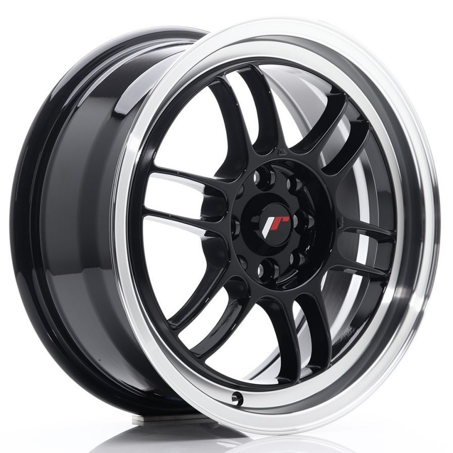 Japan Racing Wheels<br>JR7 Gloss Black (16″)