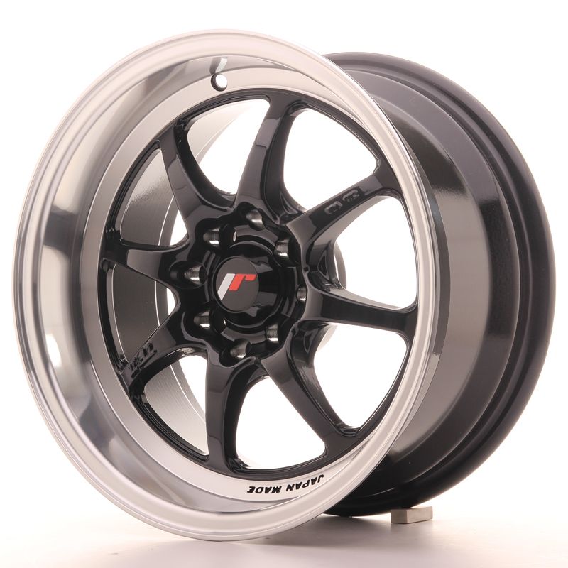 Japan Racing Wheels<br>TF-2 Gloss Black (15″)