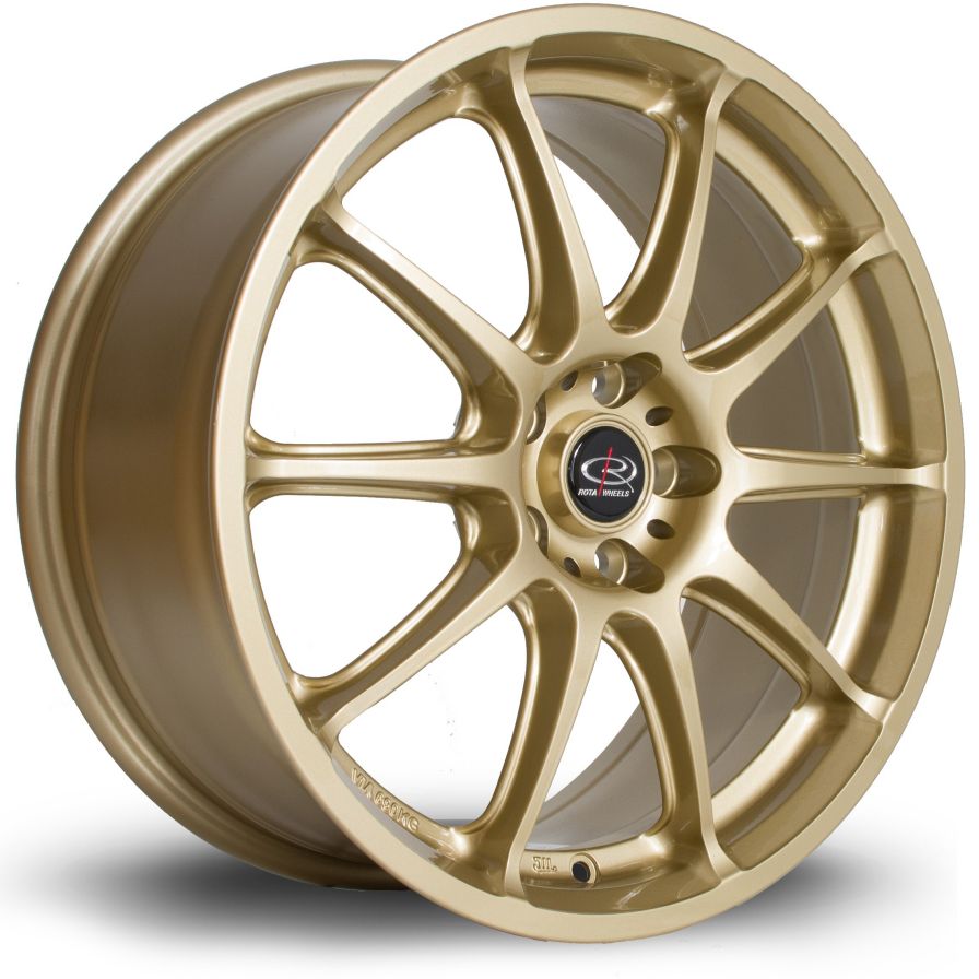 Rota Wheels<br>GR-A Gold (17″)