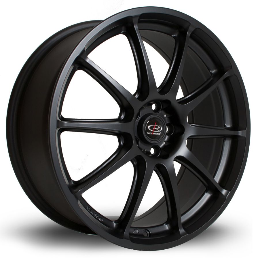 Rota Wheels<br>GR-A Flat Black (18″)