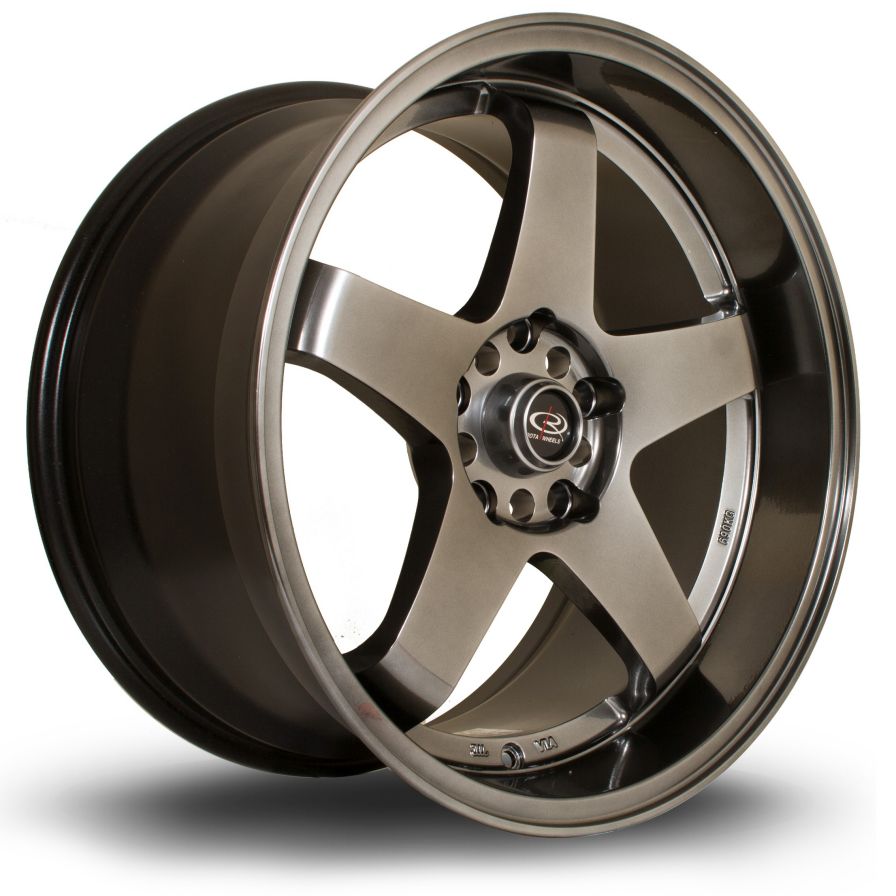 Rota Wheels<br>GTR-D Hyper Black (18″)