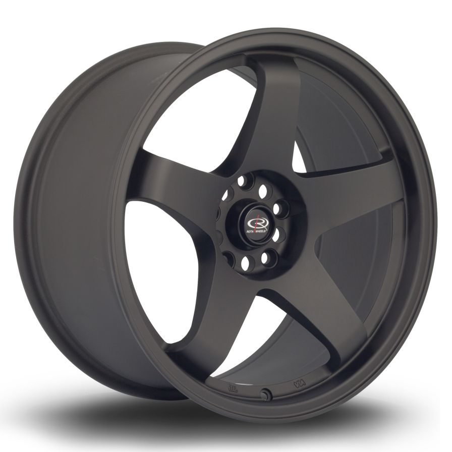Rota Wheels<br>GTR Flat Black (18″)
