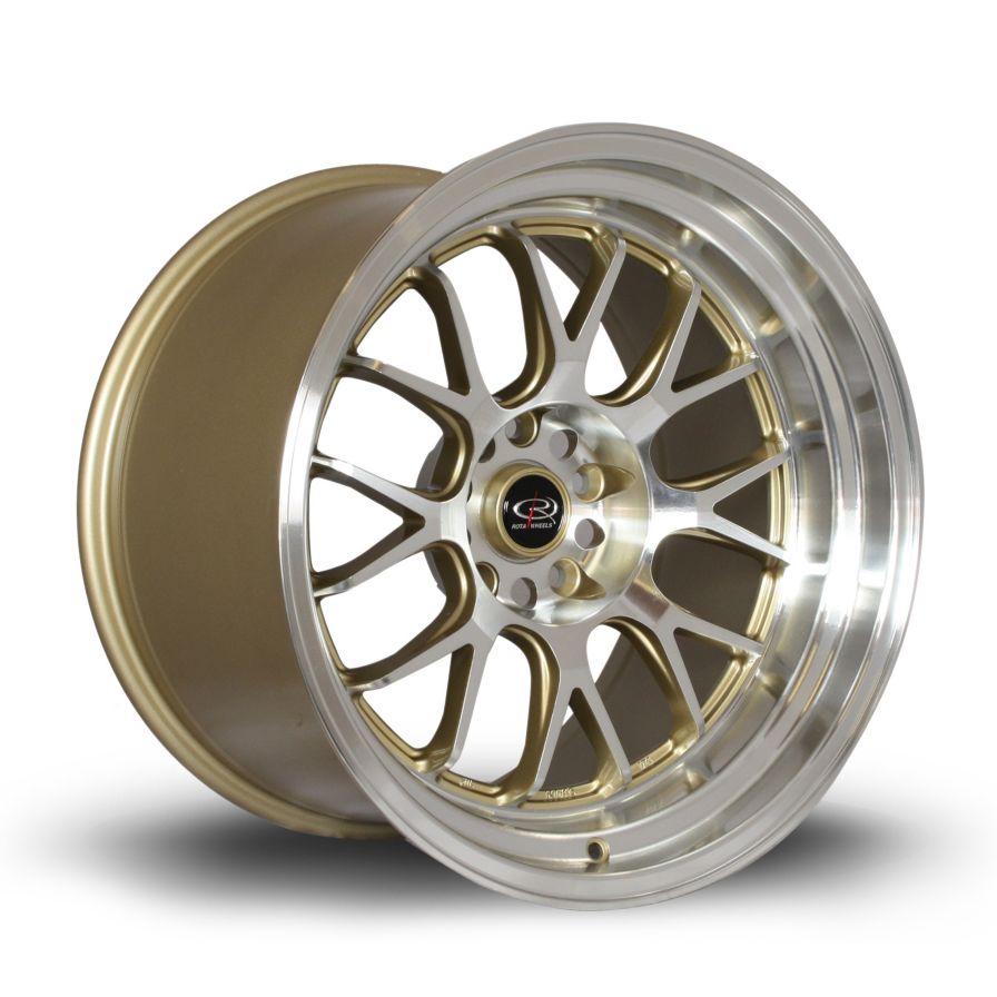 Rota Wheels<br>MXR Polished Face Gold (18x11)