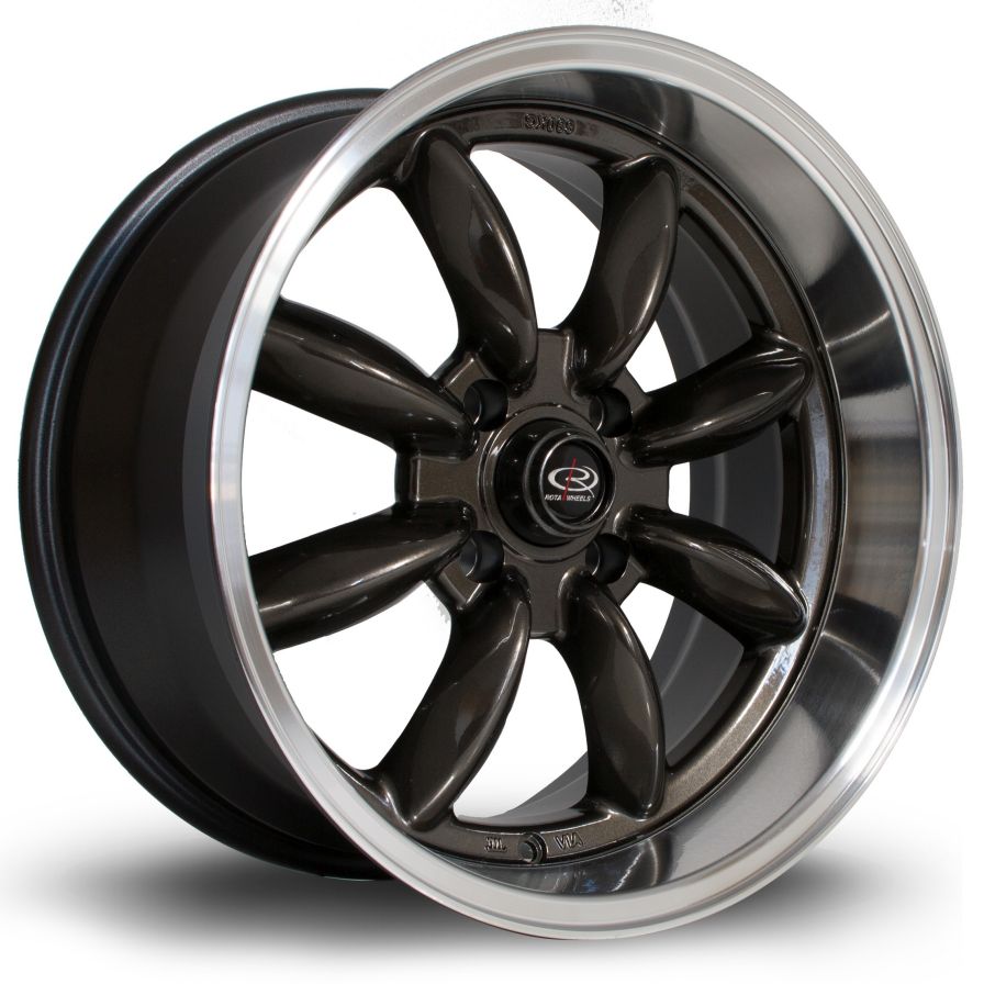 Rota Wheels<br>RB-R Royal Gun Metallic (17″)