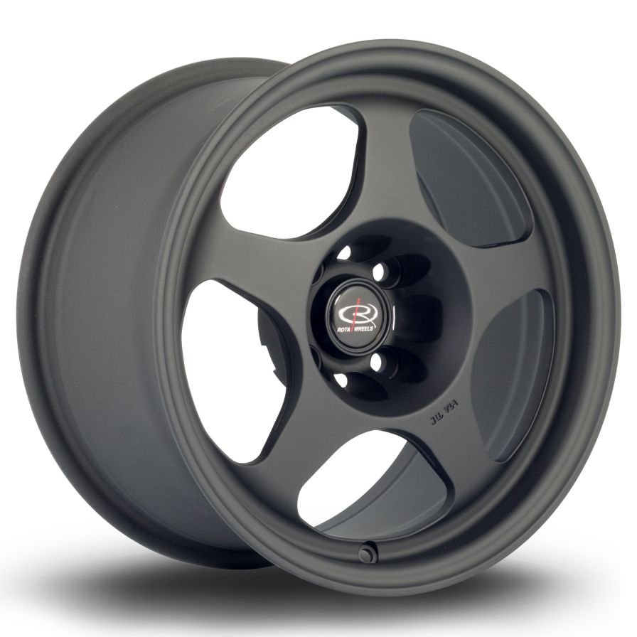 Rota Wheels<br>Slipstream Flat Black (15″)