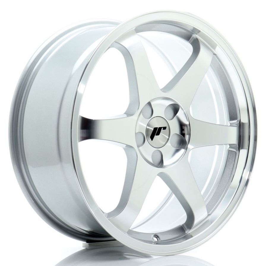 Japan Racing Wheels<br>JR3 Silver Machined (18x9)