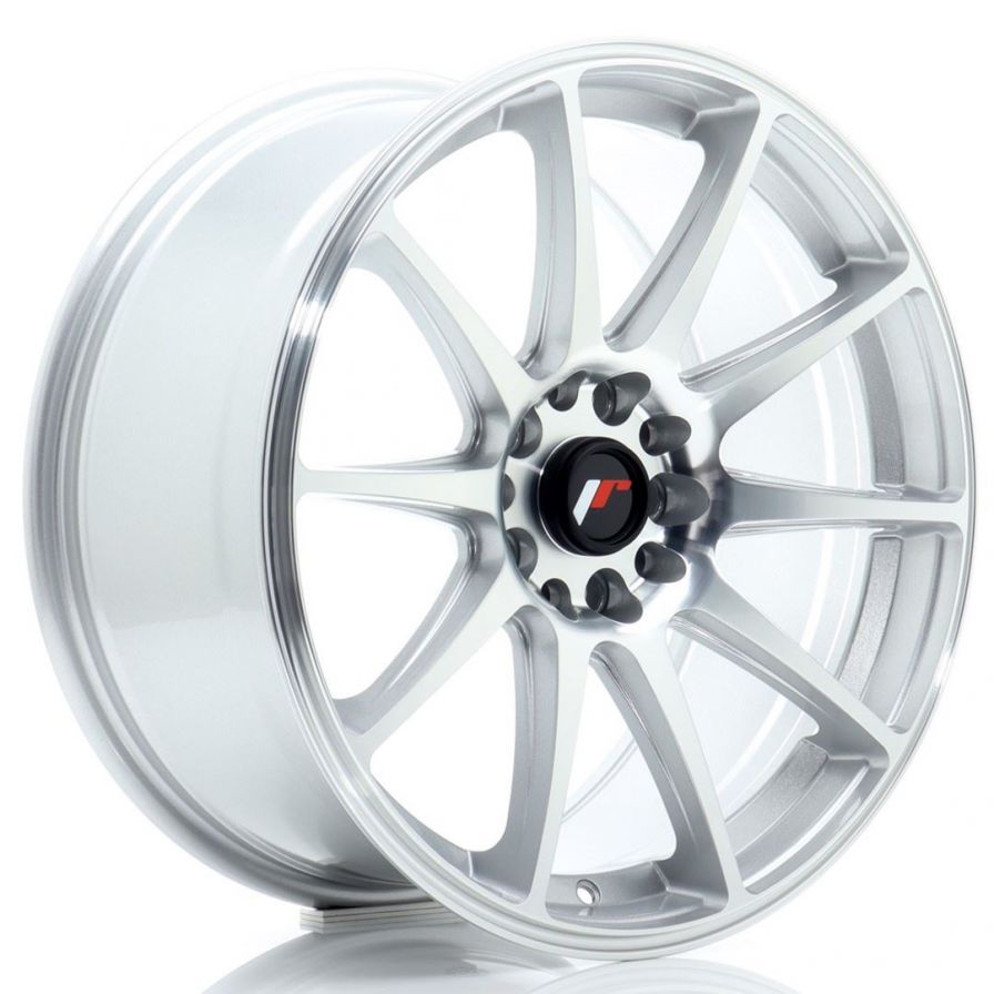 Japan Racing Wheels<br>JR11 Silver Machined (17x7)