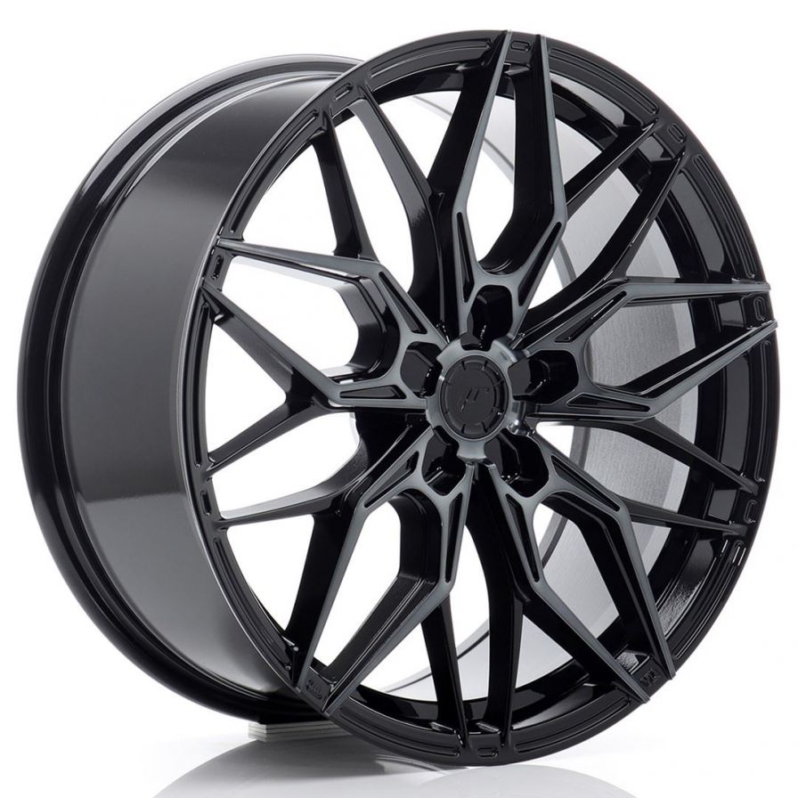 Japan Racing Wheels<br>JR46 Black Machined (19x8)