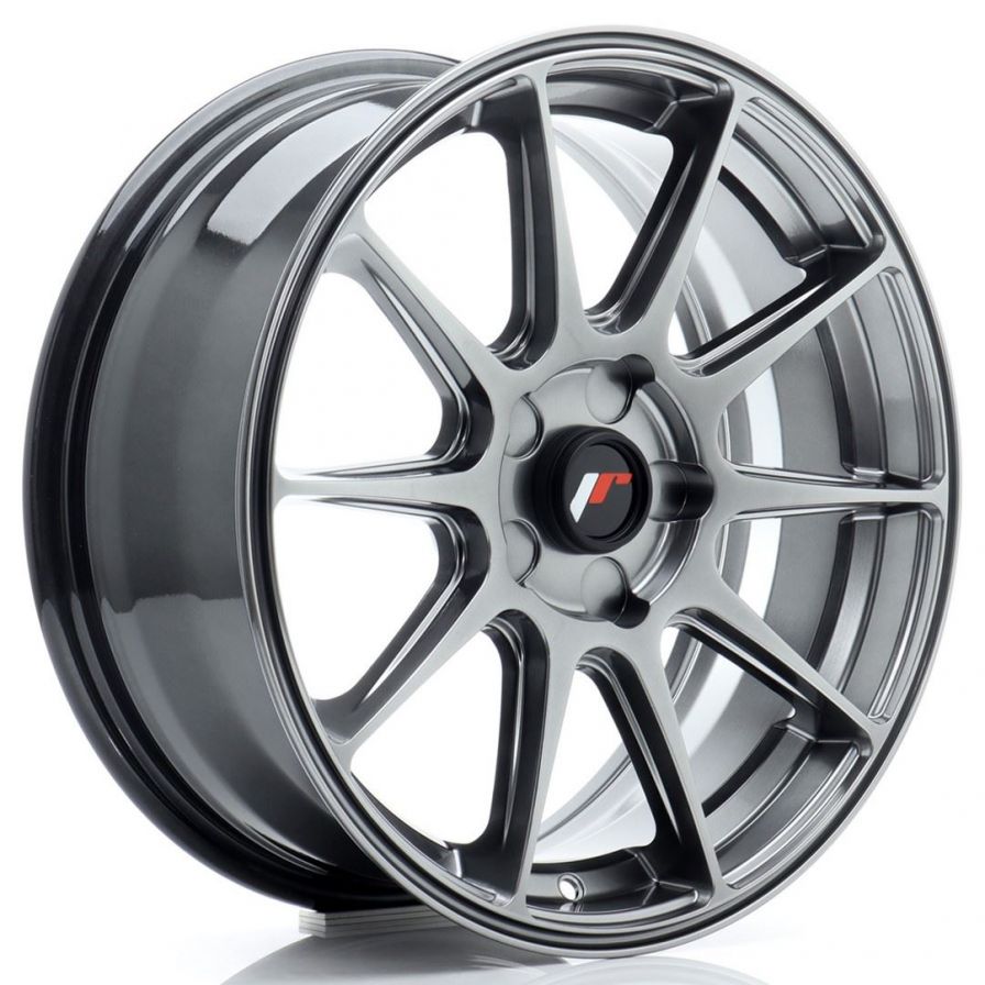 Japan Racing Wheels<br>JR11 Hyper Black (17x7)