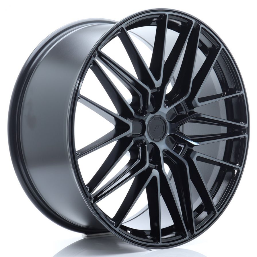 Japan Racing Wheels<br>JR38 Black Brushed (22x10)