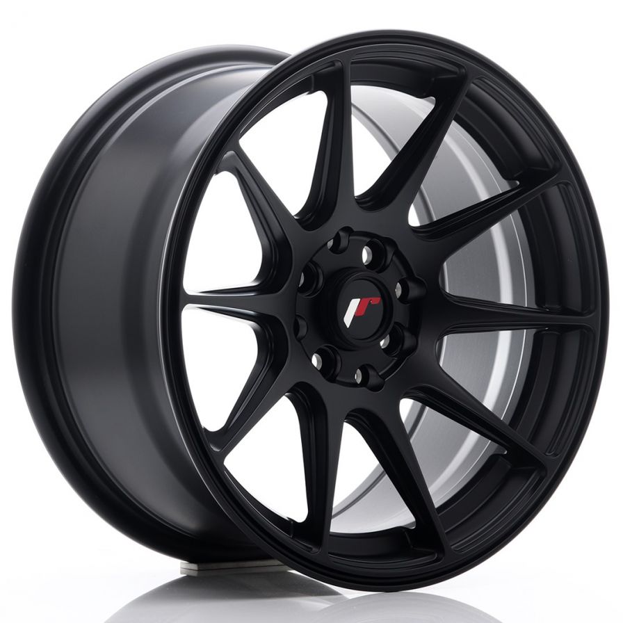 Japan Racing Wheels<br>JR11 Matt Black (16″)