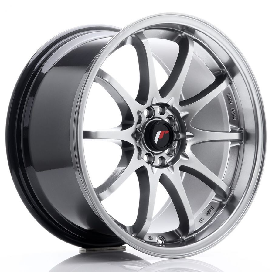 Japan Racing Wheels<br>JR5 Hyper Black (18x9.5)