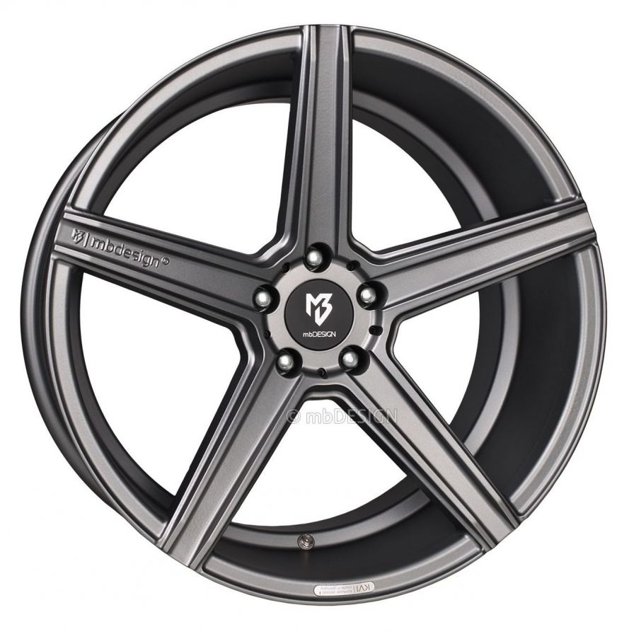 mbDESIGN<br>KV1 DC - Mattgrau (19x9.5)