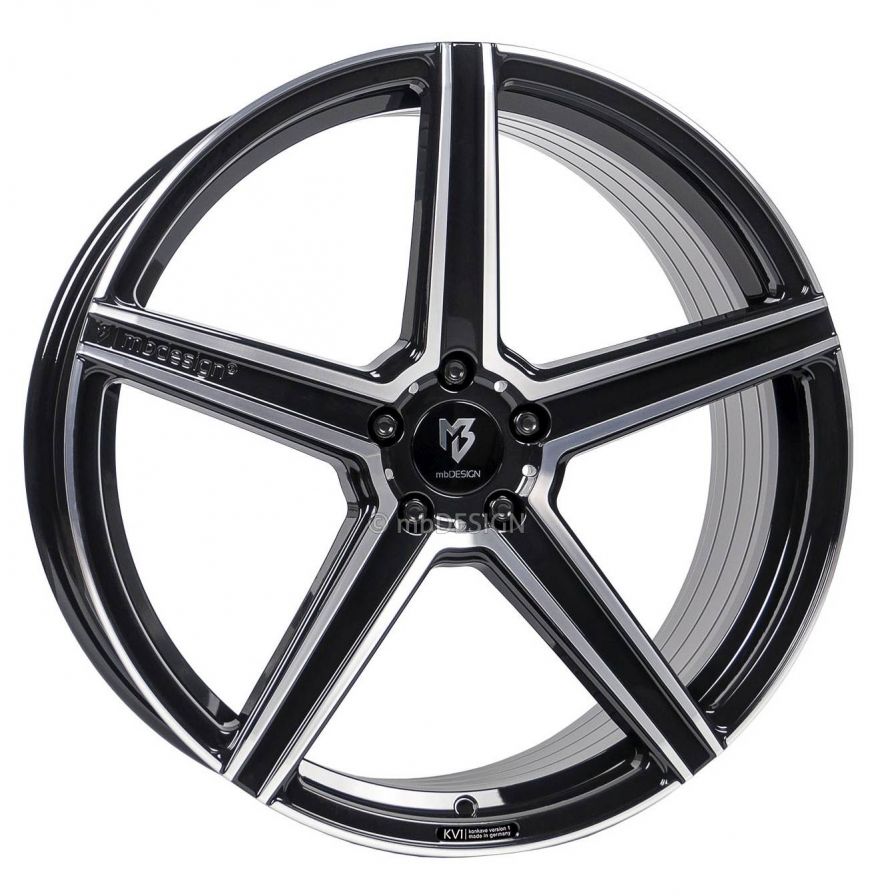 mbDESIGN<br>KV1S DC - Glanzschwarz poliert (21x11,5)
