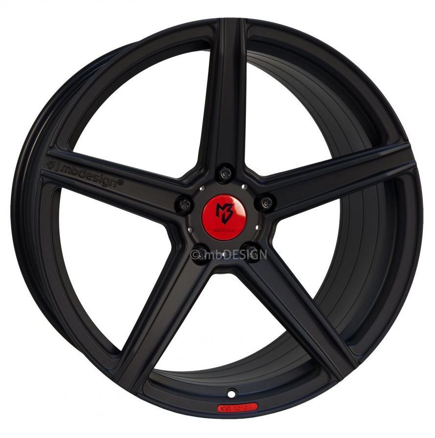 mbDESIGN<br>KV1S DC - Schwarz stumpfmatt (21x9.5)