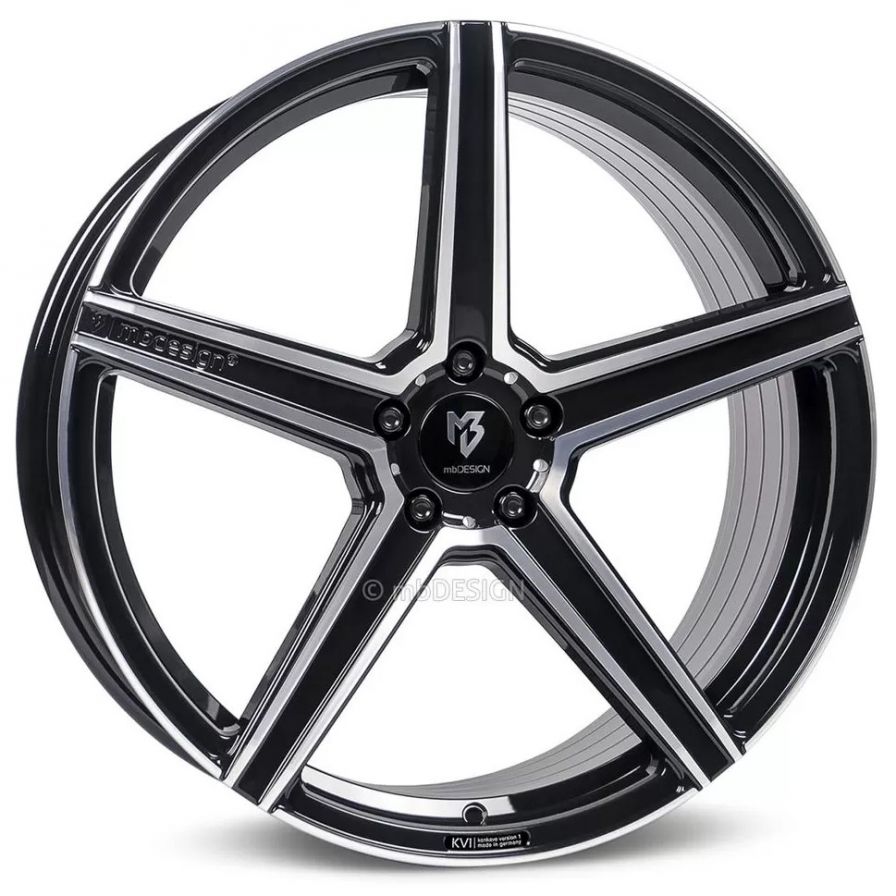mbDESIGN<br>KV1S - Glanzschwarz poliert (21x9.5)