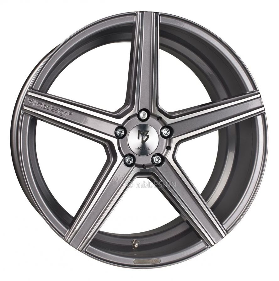 mbDESIGN<br>KV1 - Glanzgrau poliert (19x8.5)