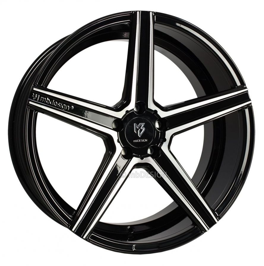 mbDESIGN<br>KV1 - Glanzschwarz poliert (19x8.5)