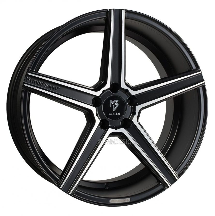 mbDESIGN<br>KV1 - Mattschwarz poliert (19x8.5)