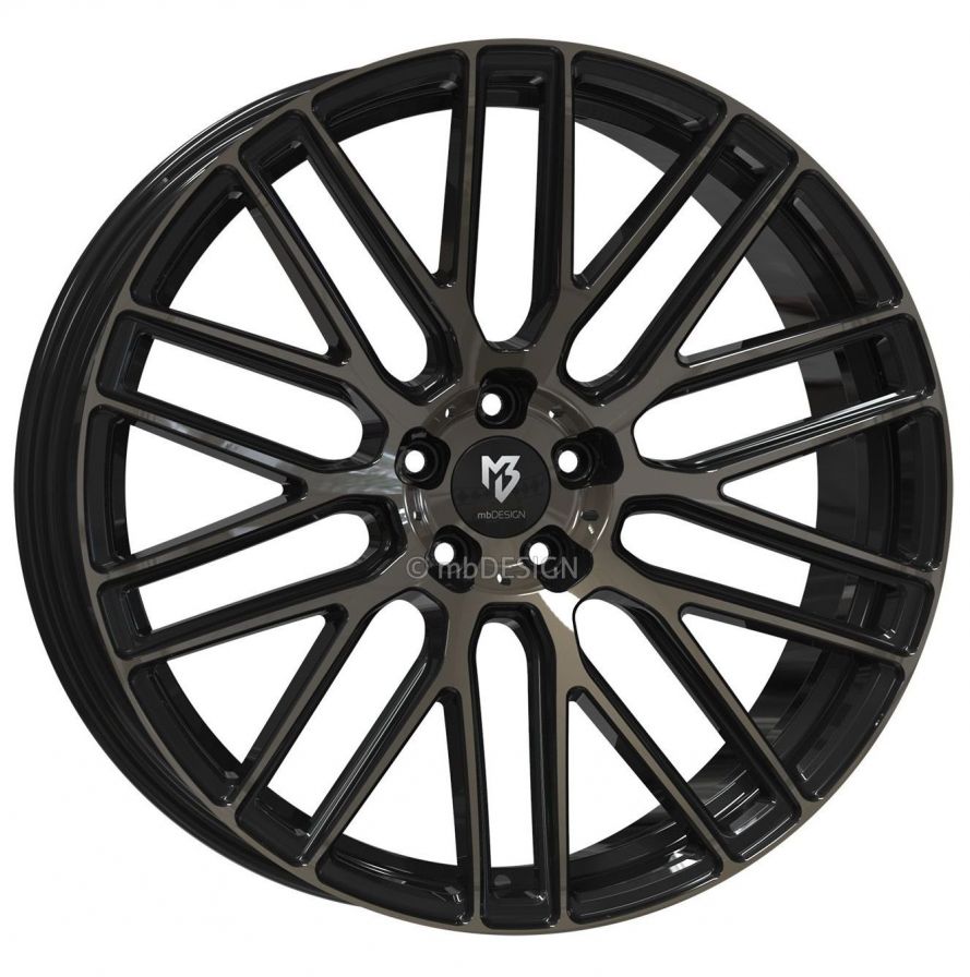 mbDESIGN<br>KV4 - Rauchschwarz glnzend poliert (19x8.5)