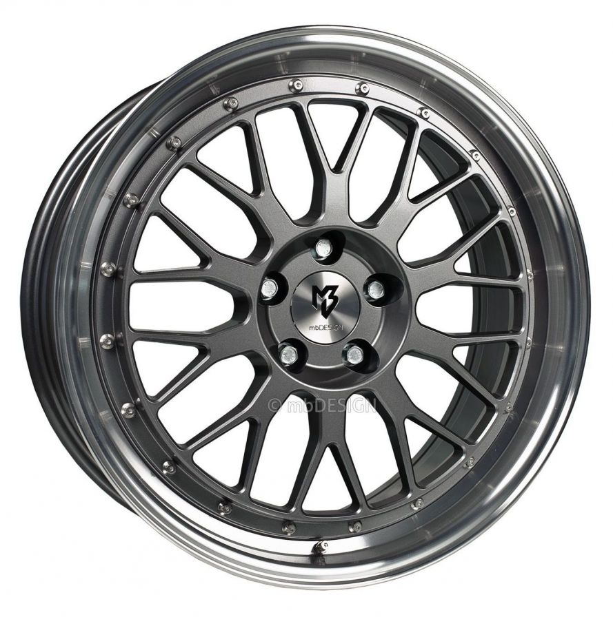 mbDESIGN<br>LV1 - Glanzgrau poliert (17x7)