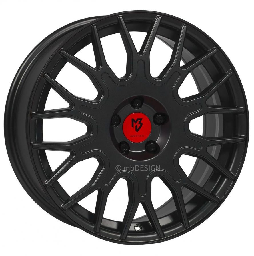 mbDESIGN<br>LV2 - Schwarz stumpfmatt (19x8.5)