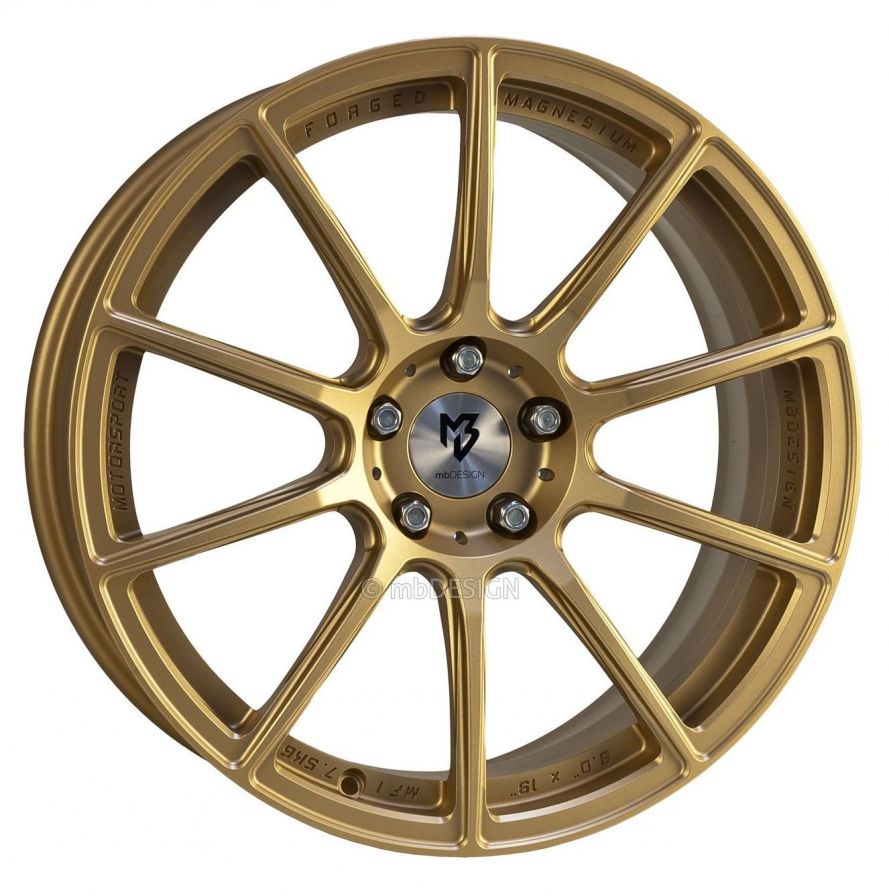 mbDESIGN<br>MF1 - Gold matt (19x8.5)