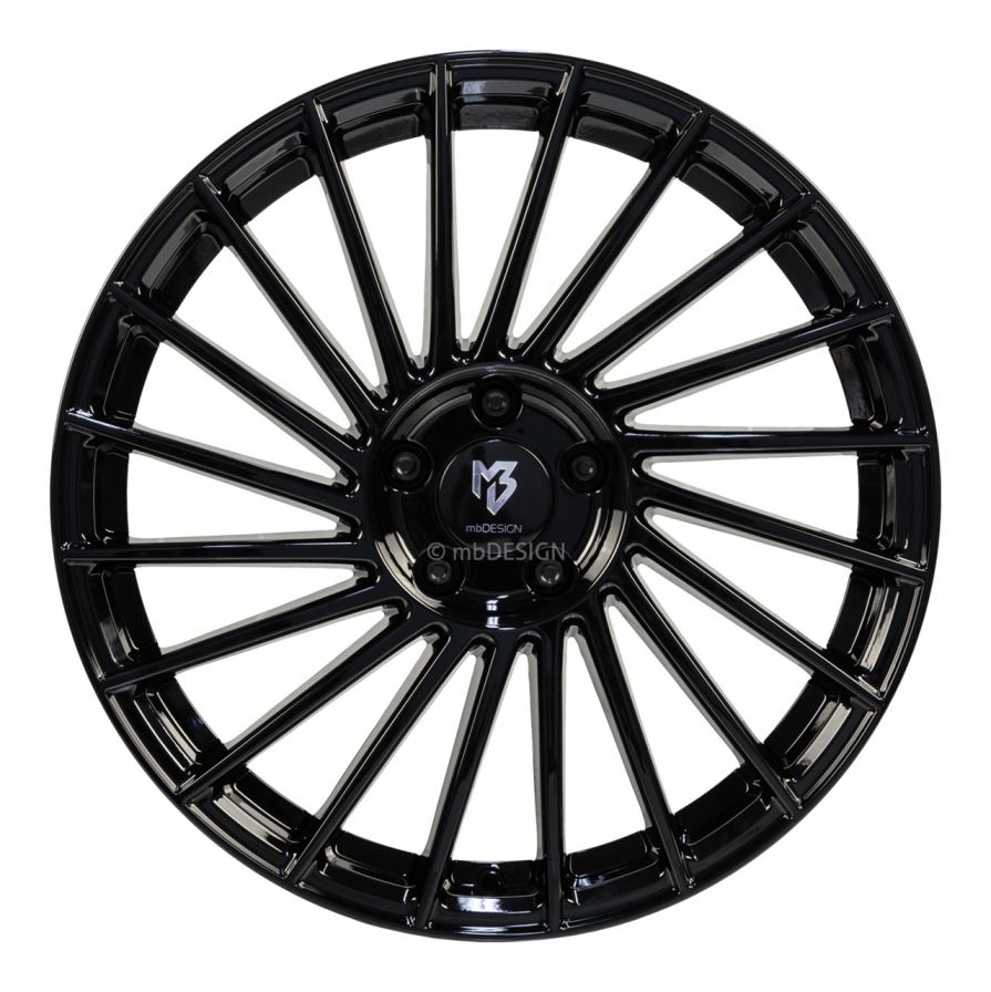 mbDESIGN<br>VR3 - Glanzschwarz (18x7.5)
