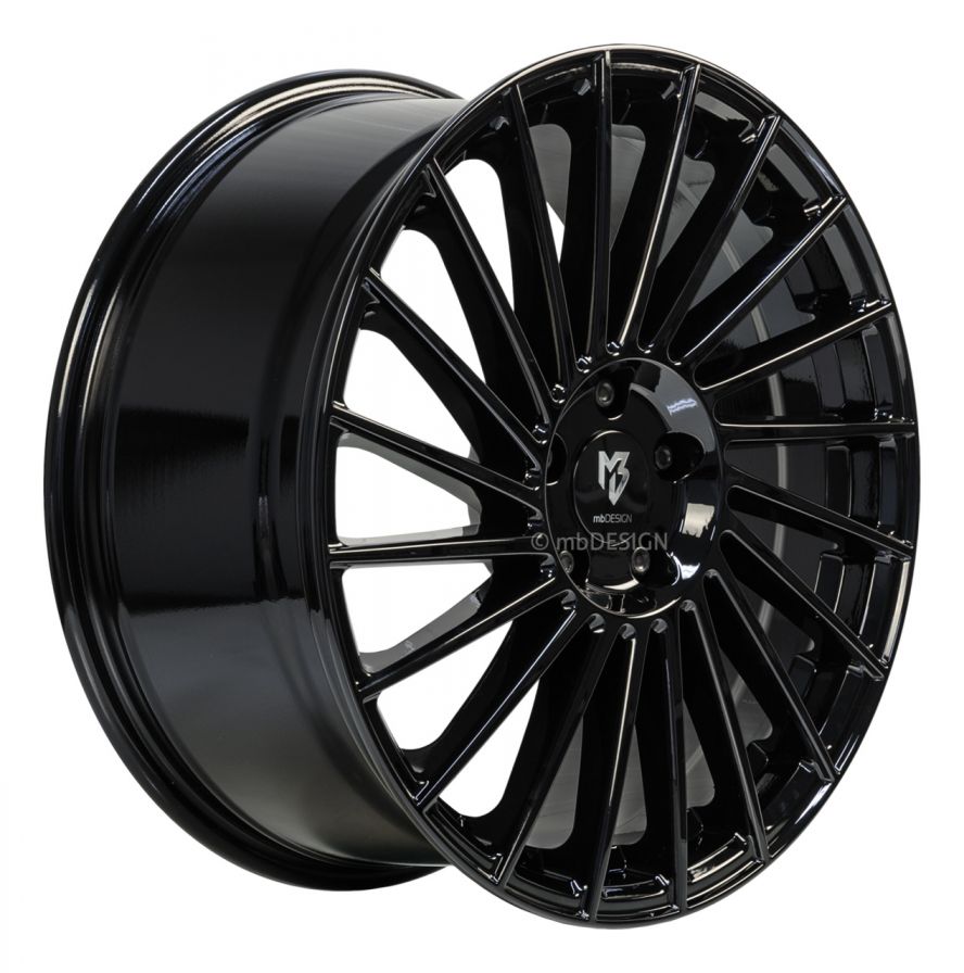 mbDESIGN<br>VR3 - Glanzschwarz (20x8.5)