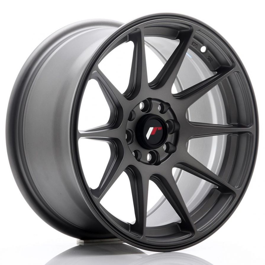 Japan Racing Wheels<br>JR11 Matt Gun Metal (16x8 Zoll)