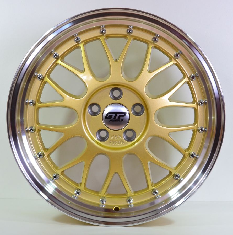 GTP Wheels<br>GTP 020 - Gold poliert (17x7.5)