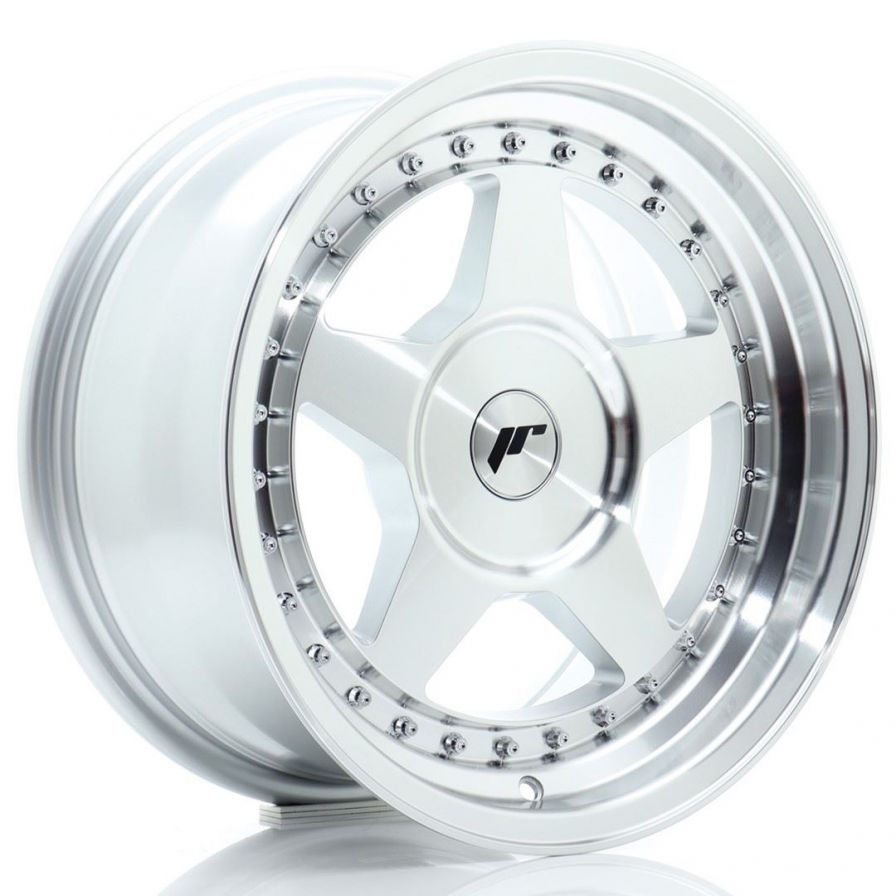Japan Racing Wheels<br>JR6 Silver Machined (16x9)